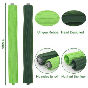 Brosses à rouleaux en caoutchouc pour aspirateur de la série <span class=keywords><strong>S9</strong></span> de vente chaude pour <span class=keywords><strong>iRobot</strong></span> <span class=keywords><strong>S9</strong></span> (9150) <span class=keywords><strong>S9</strong></span> + <span class=keywords><strong>S9</strong></span> Plus (9550) manuel à usage domestique - Product Image 6