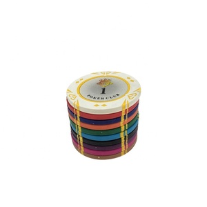 Commercio all'ingrosso personalizzato 14g diamante fiches di Poker di argilla composito torneo casinò Chip personalizzato perito adesivo per <span class=keywords><strong>il</strong></span> gioco di gmabing - Product Image 5