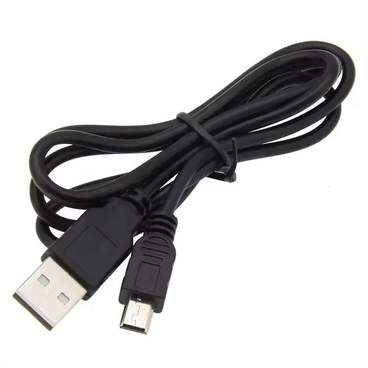 Individuelles OEM 1 m 2 m USB 2.0 A Samen-zu-Mini-USB-Kabel für PS3 Steuerung Kamera