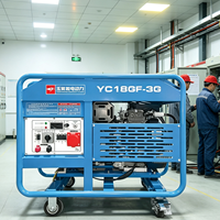 Générateur d'électricité portable à essence silencieux 15KW 18KW avec onduleur YC18GF-3G pour alimentation de secours industrielle