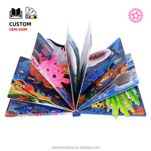 Impression personnalisée de livres éducatifs 3D <span class=keywords><strong>pop</strong></span>-<span class=keywords><strong>up</strong></span> pour enfants - Reliure parfaite, couverture rigide, <span class=keywords><strong>livre</strong></span> interactif <span class=keywords><strong>DIY</strong></span>, impression de contes sur le thème des animaux - Product Image 2