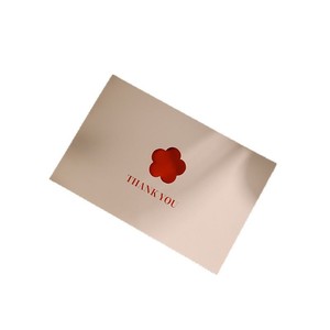 Carte de remerciement créative pour la Saint-Valentin, style européen, service après-vente, estampage à chaud, pour fleuriste simple - Product Image 5