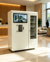 Distributeur automatique de lait liquide avec code QR, retour de jetons et pièces, écran LED, nettoyage automatique, écran tactile 12 pouces, paiement par carte de crédit, en acier