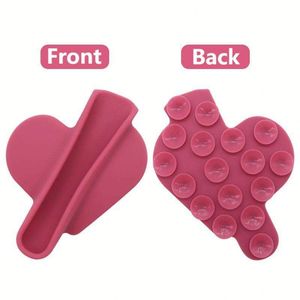 Waterproof Suction case Lipstick <b>Holder</b> Heart Shaped Accessories Lip Glaze for <b>Iphone</b> 16ProMax - Product Image 5