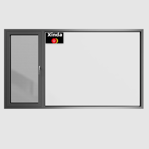 Kính cường lực 5 + 12 + 5mm Chất lượng cao Hợp kim nhôm cửa sổ trượt cửa sổ trượt cách nhiệt - Product Image 1