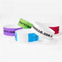 Bracelets Tyvek personnalisés numérotés pour événements, en gros, respectueux de l'environnement, pour l'admission aux fêtes