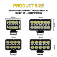 Phares LED, phare avant ATV, lumière antibrouillard, accessoires de voiture, accessoires de vélo électrique, accessoires pour moto, phare antibrouillard LED, projecteur LED pour moto