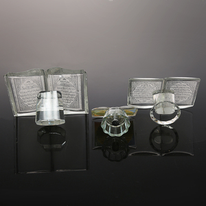 CJ-Wholesale Muslim Islamic Wedding Souvenir Religious Gifts Crystal Bible <strong>Book</strong> with LED Base - Product Image 5