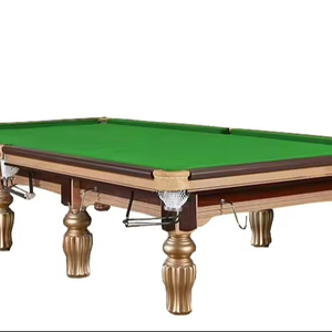Mesa de Snooker Profesional de 12 pies con Pizarra de Bluestone Importada de 5.0cm, Estructura de Roble y Acero, Nivelación de 40 Puntos y Fieltro Master - Product Image 1