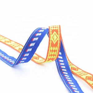 Logotipo de diseño personalizado, entrega rápida, correas impresas en Jacquard para ropa, mochilas, decoraciones de regalo, correas de nailon de algodón y poliéster - Product Image 3