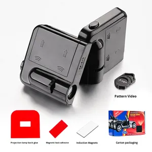 Nhà máy-có nguồn gốc dẫn ánh sáng laser cho cửa xe sửa đổi Chào mừng chiếu cửa trang trí ánh sáng điều khiển từ tính không có Mới - Product Image 5