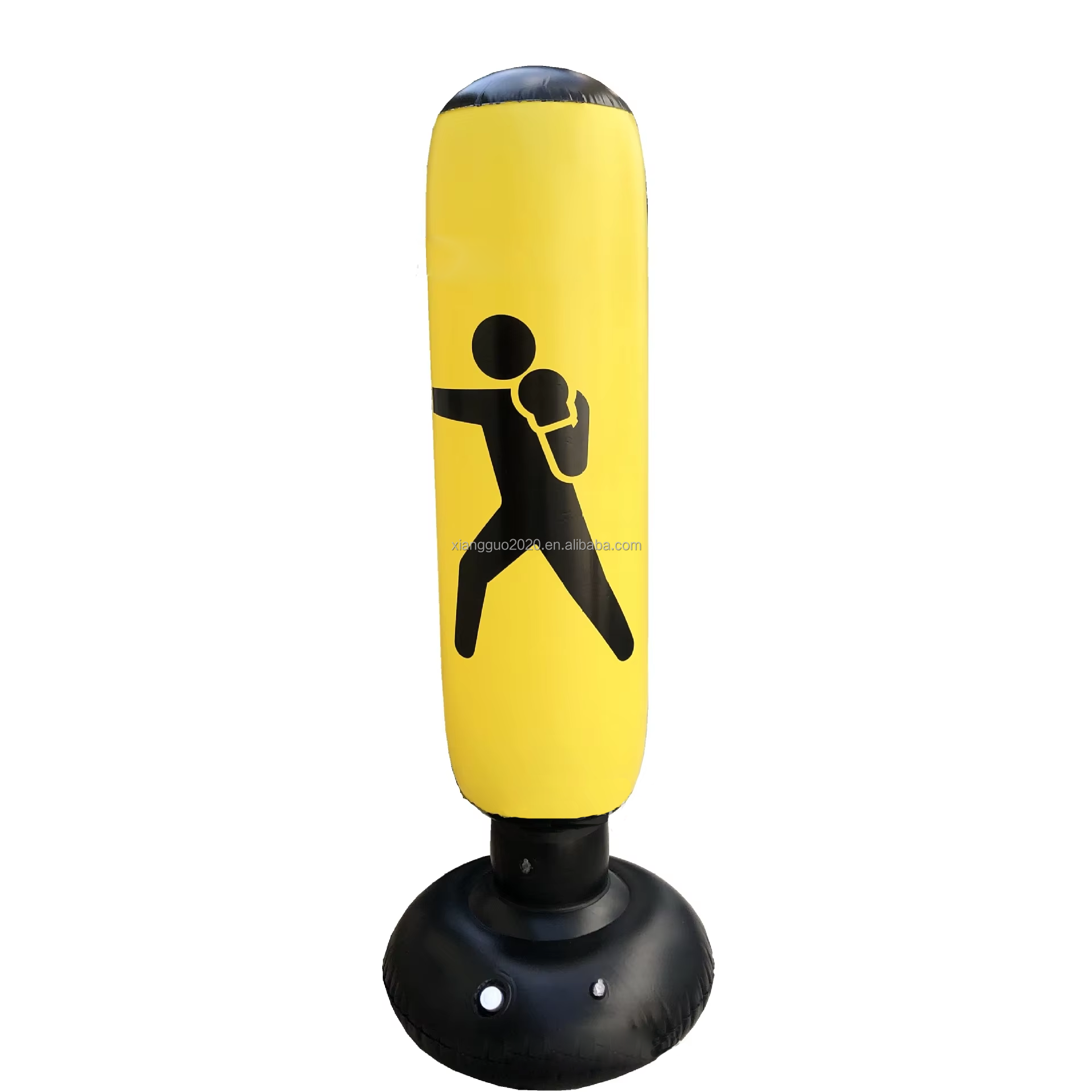 Boxe jaune et noire - 160 cm