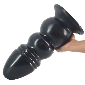 Masseur de prostate en forme de balle, plug anal géant en PVC à double nœud, étanche, pour joueur avancé, vente en gros - Product Image 1