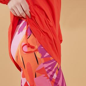 Arabe Dubaï islamique simple 3 pièces ensemble avec élastique orange imprimé personnalisable femmes musulmanes <span class=keywords><strong>maillot</strong></span> <span class=keywords><strong>de</strong></span> <span class=keywords><strong>bain</strong></span> - Product Image 3