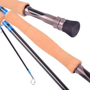 Canne à pêche en <span class=keywords><strong>mer</strong></span> en fibre <span class=keywords><strong>de</strong></span> carbone, action rapide, 4 sections, 73 cm, poignée en liège, Euro Nymph pour poisson-chat - Product Image 3