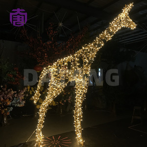 Christmas Lights Outdoor Waterproof Giraffe LED Motif Light - Product Image 4