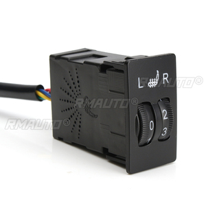 Couvre-sièges chauffants universels en fibre de carbone pour 2 sièges, 4 plaques chauffantes 12V, 2 boutons, interrupteur 5 niveaux, pour l'hiver - Product Image 4