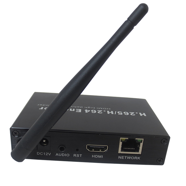 H264 H265 HEVC to IP Live Streaming Video IPTV Encoder With Wifi