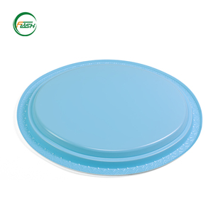 أطباق بلاستيكية دائرية ملونة مخصصة للبيع بالجملة، مقاس 7 و9 بوصة، أطباق بلاستيكية للاستخدام مرة واحدة للحفلات والحلويات والكيك والجبن والسلطة - Product Image 2