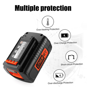 40V 3000mAh lithium-ion thay thế pin cho Black & Decker công cụ không dây lst136 lht2436 lsw36 tương thích - Product Image 6
