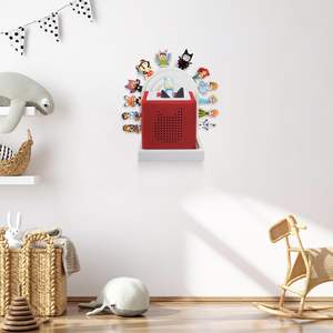 Estante de <span class=keywords><strong>Pared</strong></span> Magnético para Toniebox, Personalizado para Habitación <span class=keywords><strong>Infantil</strong></span>, de MDF Blanco, Flotante, para Toniebox - Product Image 5