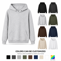 Sweat-shirt à capuche unisexe pour enfants, 300 g, 100 % coton éponge, coupe décontractée/oversize, logo personnalisé, impression sérigraphique DTG