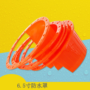 Tuyau d'admission d'air universel en plastique de 6,5 pouces pour modification de voiture, tuyau flexible rouge avec connecteur blanc - Product Image 2