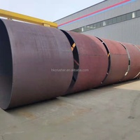 Four rotatif à roulement économe en énergie 200 TPD pour le séchage du sable de quartz et du chaux vive – Équipement de construction fiable à vendre