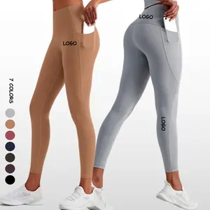 artı boyutu ile activewear cepler Suppliers-2022 hizalama tayt lulu spor seti yoga cepli pantolon tereyağı sıska yumuşak yoga pantolon yüksek kaliteli tayt activewear kadınlar