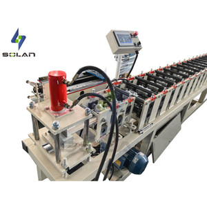 Nueva máquina de fabricación de puerta de persiana enrollable de aluminio y acero superventas, línea de producción, máquina de puerta de persiana - Product Image 5