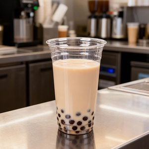 แก้วพลาสติกใส PET ขนาด 98 มม. สำหรับกาแฟเย็น เบียร์ สมูทตี้  ขนาด 8, 9, 10, 12, 16, 20, 24 ออนซ์  พิมพ์โลโก้ตามสั่ง - Product Image 5