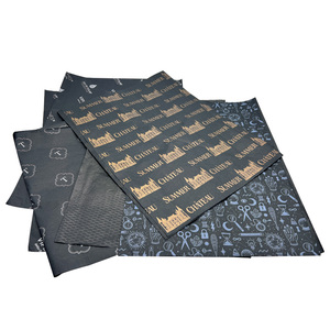 <span class=keywords><strong>Papel</strong></span> de Envoltura Negro Ecológico Personalizado con Impresión Completa, Compre <span class=keywords><strong>Papel</strong></span> de Envoltura Negro - Product Image 3