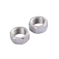Ultra ringan kecil Hex halus benang Jam tipis mur Jam baja mur mobil balap