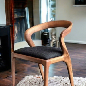 Chaise de salle à manger moderne noire en métal avec coussin, idéale pour la maison, le bureau, le bar et les restaurants – Offre Spéciale - Product Image 1