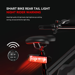Fabricante Electric Bike Turn Signal Lights Suporte Worldwide Idiomas Bicicleta Equitação Cauda Luzes LED - Product Image 4