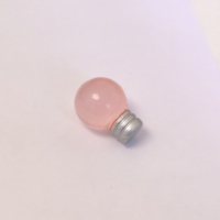 En vrac 100 Pcs/Lot nouveau mignon ampoule lumineuse résine Cabochons lueur dans l'obscurité maison de poupée jouer jouets pour bricolage accessoires décor à la maison