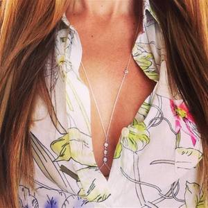 Cadena Corporal de Metal con Cuentas Pequeñas y Diamantes de Imitación, Electrochapada, de Lujo, en Oferta, para <span class=keywords><strong>Playa</strong></span>, Boda, Discoteca, Fiesta, Regalo para Fashionistas - Product Image 4