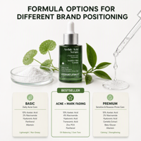 Sérum à l'acide azélaïque 10% en marque propre avec extraits de Centella et vitamine E, traitement anti-acné réducteur de pores