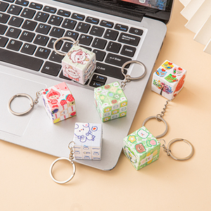 Bán Buôn 3.5Cm Khuyến Mại Tùy Chỉnh Câu Đố Cube Móc Chìa Khóa 3*3Cm Keychain Đồ Chơi Cá Nhân Ảnh Mini Ma Thuật Câu Đố Cube - Product Image 3