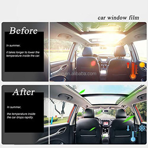 Película Solar para Ventanas de PET Resistente a Arañazos, Rechazo de Rayos UV del 99%, Aislamiento Térmico IR del 90%, Visión Clara, <span class=keywords><strong>Tinte</strong></span> para Ventanas de Automóvil, Garantía de 8-10 Años - Product Image 6