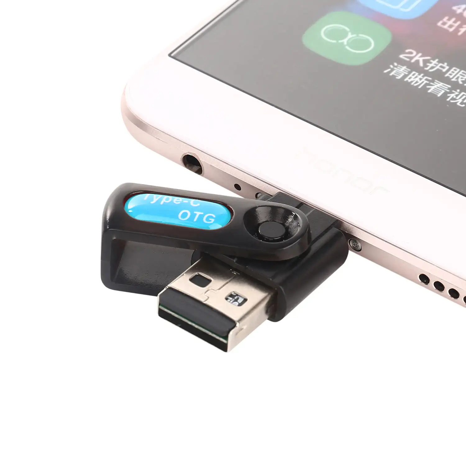 Lettore di schede SD di memoria TF piccola Stick Card 2 IN 1 lettore OTG di schede USB di tipo C per telefono cellulare Mouse u Disk