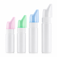 Flacon pulvérisateur cylindrique en PE de 30 ml, 50 ml, 70 ml, 100 ml, 200 ml, 300 ml pour crème pour le visage, lotion, huile essentielle, spray salin
