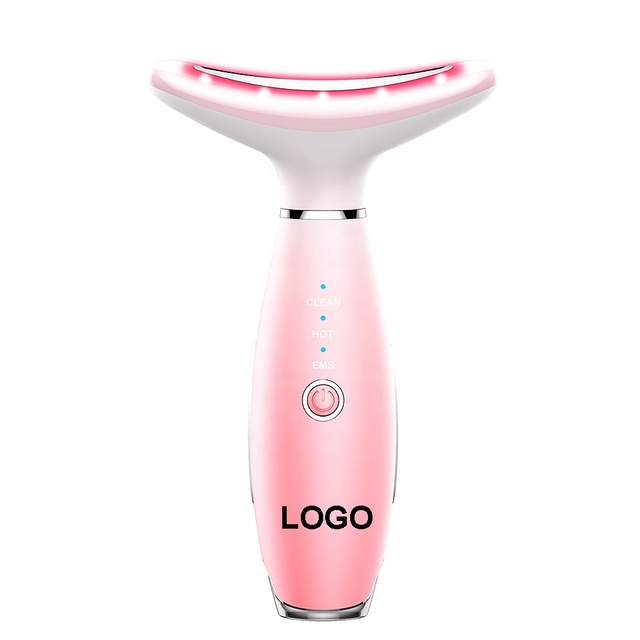OEM ODM 3 Light Face Messager Vibration V- Face Shaping Massager to Removing Double Chin V-shaped Cheek Lift Face Care Tool