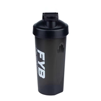 Échantillon Gratuit – Bouteille Shaker 600 ml Sans BPA – Bouteilles d'Eau Sportives en Plastique – Shaker de Protéines pour Fitness – Gobelet de Gym