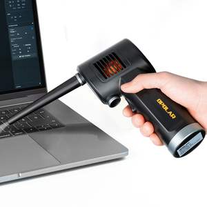Souffleur d'air électrique pour le nettoyage du clavier d'ordinateur, nettoyeur d'air comprimé 33000 tr/min, marque OPOLAR, modèle en plastique noir D0100HECWCG - Product Image 3