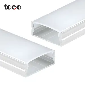 Toco Opbouw Led Licht Aluminium Profiel Voor Led Strips Led Geëxtrudeerd Aluminium Kanaal