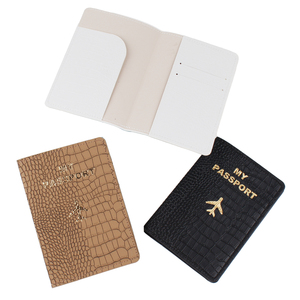 Haute qualité luxe en PU antivol RFID blocage carte passeport sac Logo personnalisé étanche Vintage voyage portefeuille porte-carte - Product Image 3