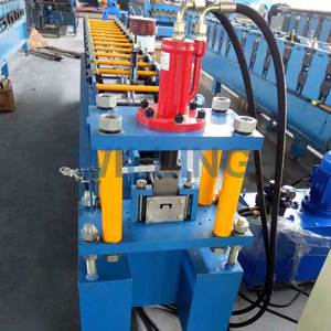 Trung Quốc thực hiện một nửa máng xối cuộn tạo thành máy Điều kiện Mới vật liệu thép bê tông gạch loại gạch làm gạch máy móc - Product Image 1