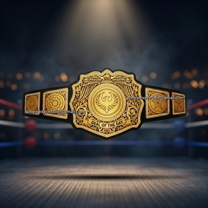 Ceintures de titre de championnat en cuir confortables personnalisées pour Karaté MMA Boxe Grappling Taekwondo Judo Samurai Aikido-Unisexe - Product Image 3