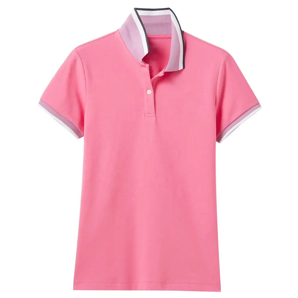 Polo de Golf personnalisé avec Logo brodé de haute qualité pour femmes, 100% coton, t-shirt Slim pour dames, fabriqué au Pakistan, vente en gros